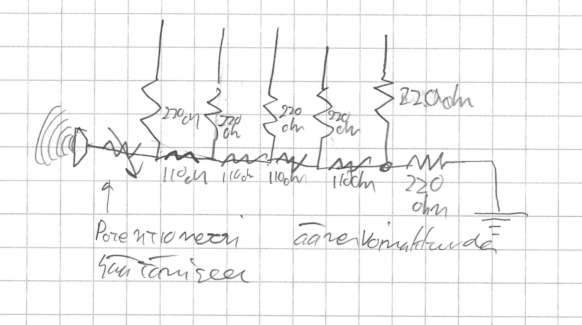 Handwritten schematics